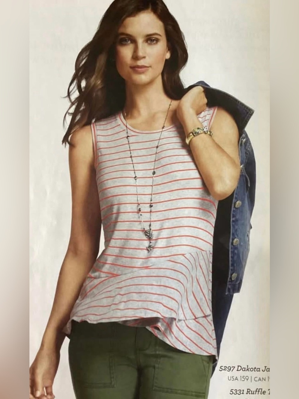 CAbi 5331 Ruffle Tank - Picture 6 of 7